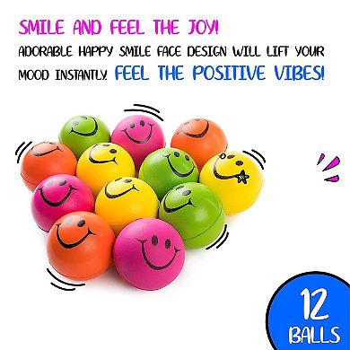 Stress Relief Smile Squeeze Balls Fun Toys