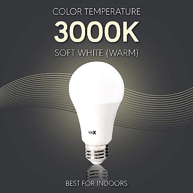 A19 Dimmable LED Light Bulbs 60 Watt Equivalent, 3000K Soft White (8 Pack)