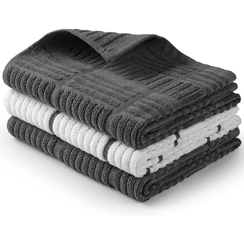 Black Bears Waffle Weave Kitchen Towel - Napkins2go
