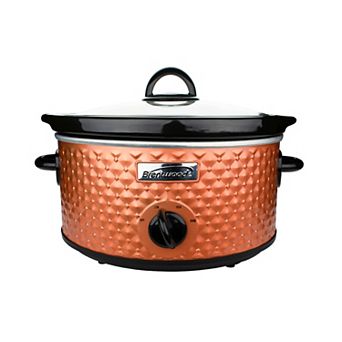 Brentwood 3.5-qt Diamond Pattern Slow Cooker