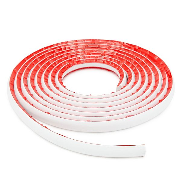 Flexible Quarter Round Trim for Wall Edges, Self Adhesive Peel and