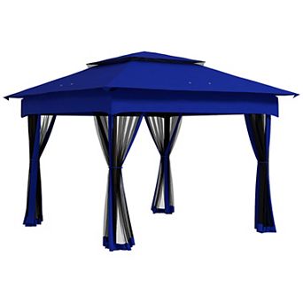 Outsunny 11' X 11' Pop-up Gazebo Canopy With Carrying Bag
