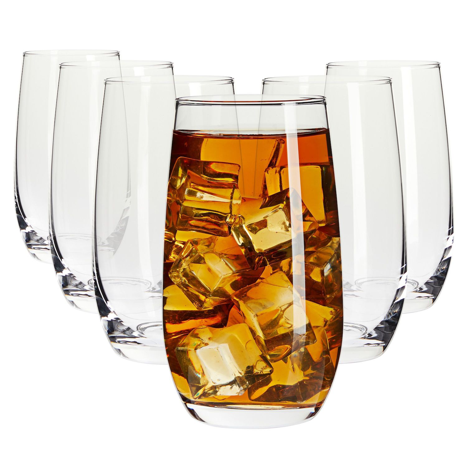 Gwen Crystal Highball Drinking Glasses - 18.5 oz (Set of 4) JoyJolt