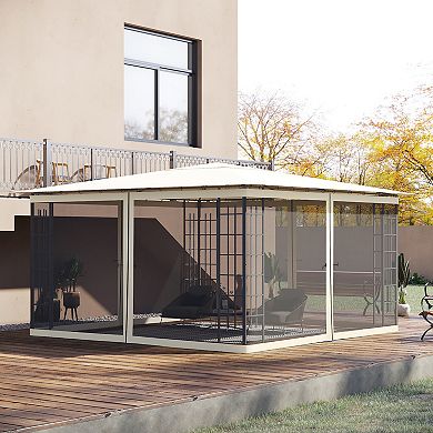 Outsunny 13ft x 13' Replacement Netting for Patio Gazebo