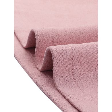 Women's Faux Suede Aline Flare Mini Skirt
