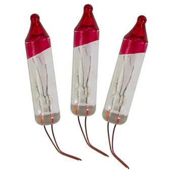 Pack of 3 Clear Flasher Christmas Replacement Bulbs 3.5 Volts