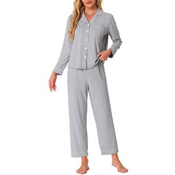 Women's Pajama Sleep Shirt Nightwear Sleepwear Lounge Modal Pj Sets