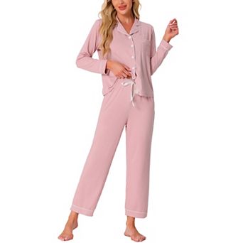 Women's Pajama Sleep Shirt Nightwear Sleepwear Lounge Modal Pj Sets