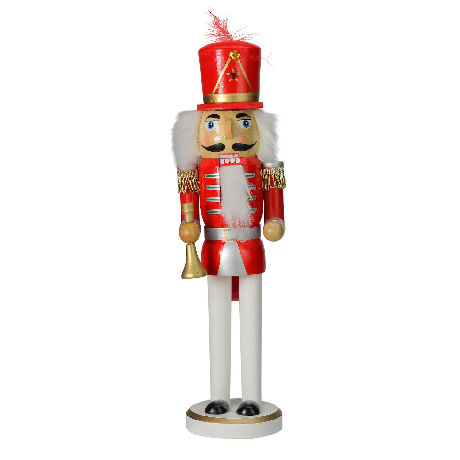 Sunnydaze Decor Sunnydaze Nutcracker Red and White Christmas