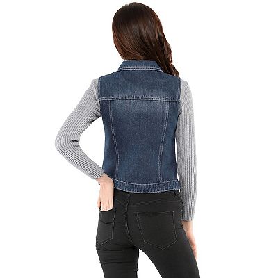 Kohls denim vest hotsell
