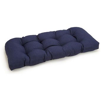Blazing Needles 42-inch by 19-inch U-Shaped Solid Spun Polyester Tufted Settee/Bench Cushion
