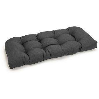 Blazing Needles 42-inch by 19-inch U-Shaped Solid Spun Polyester Tufted Settee/Bench Cushion