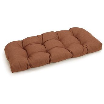 Blazing Needles 42-inch by 19-inch U-Shaped Solid Spun Polyester Tufted Settee/Bench Cushion