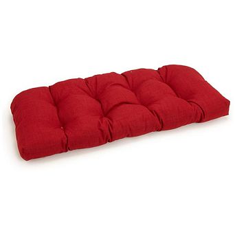 Blazing Needles 42-inch by 19-inch U-Shaped Solid Spun Polyester Tufted Settee/Bench Cushion