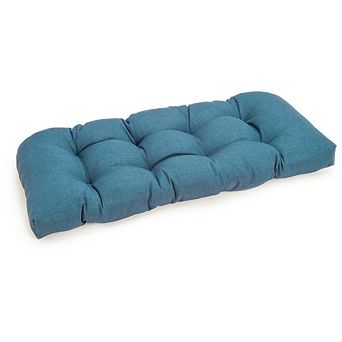 Blazing Needles 42-inch by 19-inch U-Shaped Solid Spun Polyester Tufted Settee/Bench Cushion