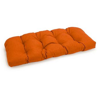 Blazing Needles 42-inch by 19-inch U-Shaped Solid Spun Polyester Tufted Settee/Bench Cushion