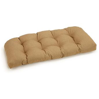 Blazing Needles 42-inch by 19-inch U-Shaped Solid Spun Polyester Tufted Settee/Bench Cushion