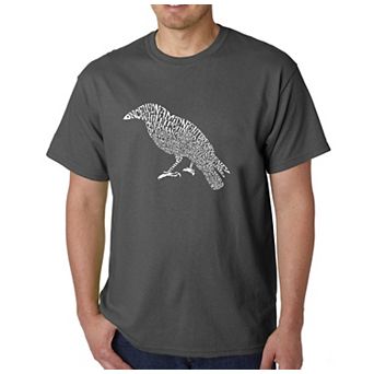 Edgar Allen Poe's The Raven - Men's Word Art T-shirt