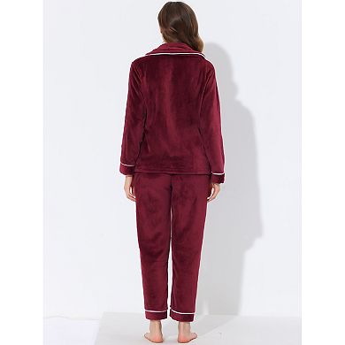 Women's Pajama Sets Sleepwear Button Down Soft Night Suit Pj Lounge Sets