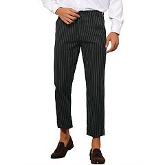 Lars Amadeus Houndstooth Dress Pants for Men's Big and Tall Plaid