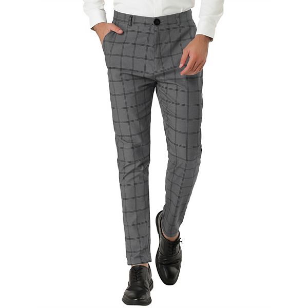 Men's Indigo Slim Fit Flat-Front Men's Dress Pants - Cheap Priced Dress Slacks For Men On Sale main image 1