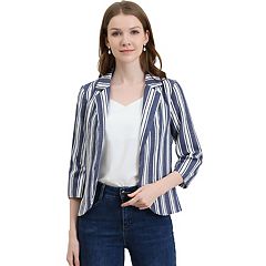 Striped blazer clearance womens