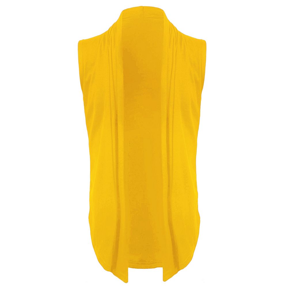 Men's Ruffle Shawl Collar Lightweight Vest Drape Cape Sleeveless