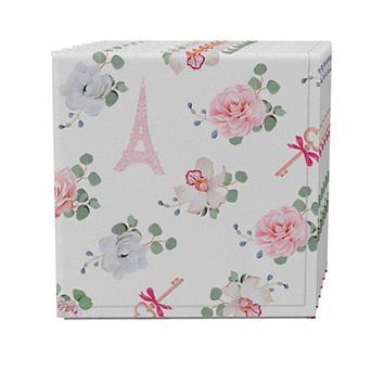 Napkin Set of 4, 100% Cotton, 20x20", Romantic Paris