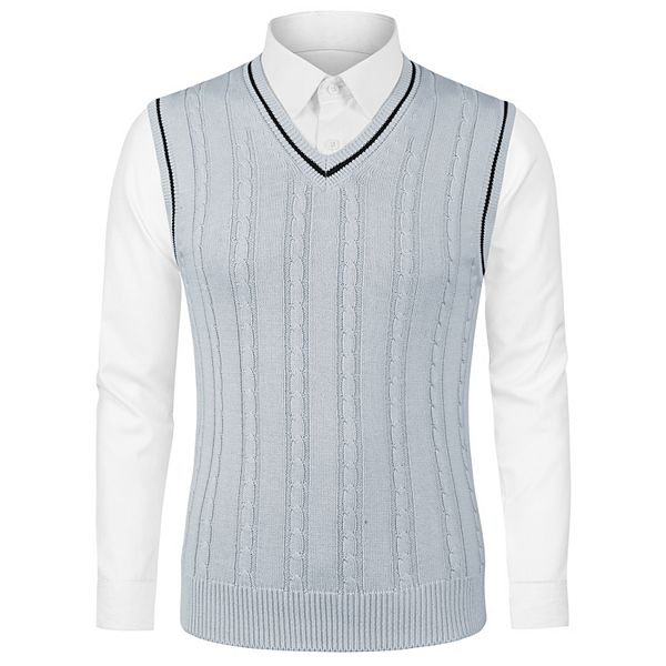 Mens sweater vest on sale kohls