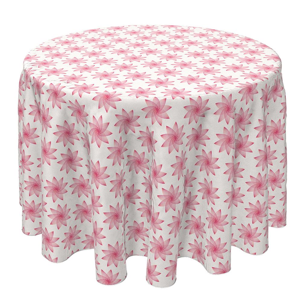 Round Tablecloth, 100% Cotton, 60 Round