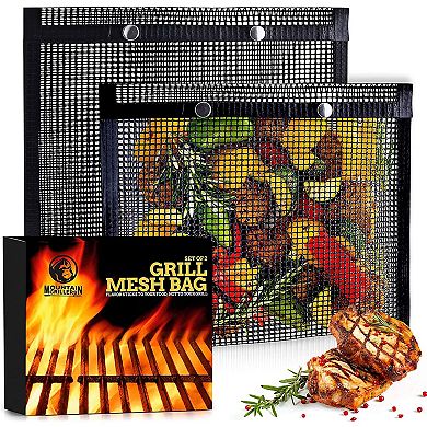 Reusable Non-stick Bbq Grill Bags For Charcoal, Gas, Electric Grills Smokers