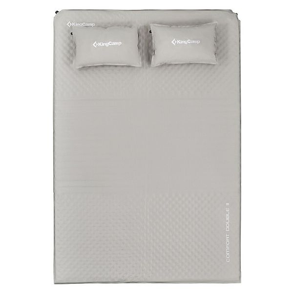 KingCamp Double Self Inflating Camping Sleeping Pad Mat with 2 Pillows