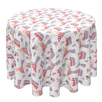 Round Tablecloth, 100% Cotton, 60 Round", Flower Pots and Planters