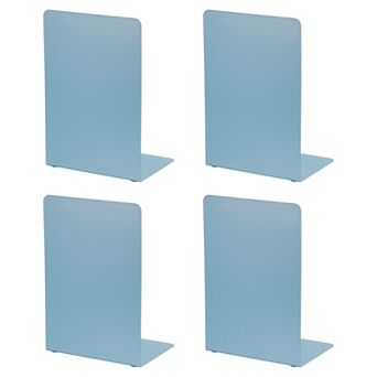 2 Set Metal L-Shaped Bookend for Stationery Office Accessories
