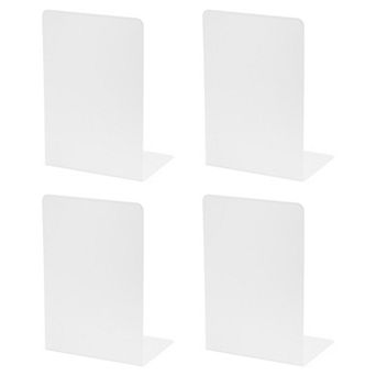 2 Set Metal L-Shaped Bookend for Stationery Office Accessories