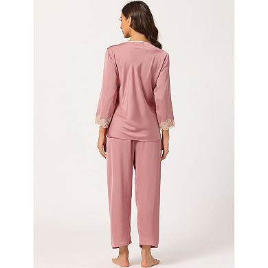 Women's Pajama Sets  Sleepwear Soft Female Night Suit Lounge Sets