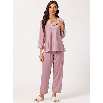 Women's Pajama Sets Sleepwear Soft Female Night Suit Lounge Sets