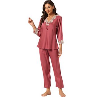 Women's Pajama Sets Sleepwear Soft Female Night Suit Lounge Sets
