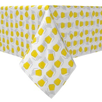 Square Tablecloth, 100% Cotton, 60x60", Lemonade Pitchers