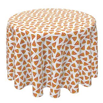 Round Tablecloth, 100% Cotton, 60 Round", Pizza Party