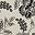 Black Off White Floral