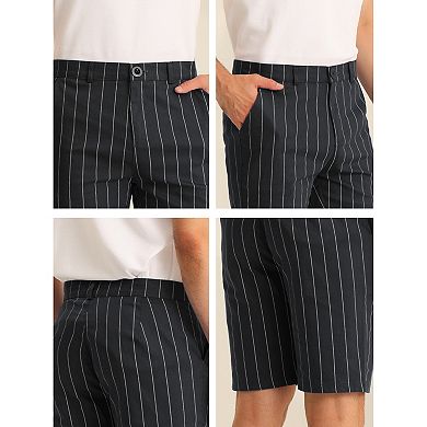 Men's Stripe Flat Front Seersucker Chino Walk Shorts