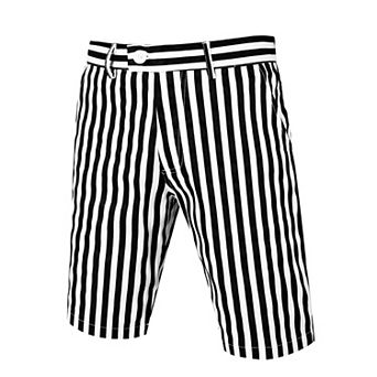 Men's Stripe Flat Front Seersucker Chino Walk Shorts