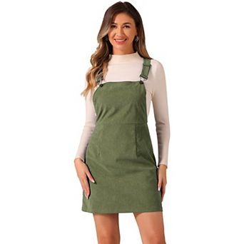 Women's Floral Print Adjustable Strap Casual Overall Dresses