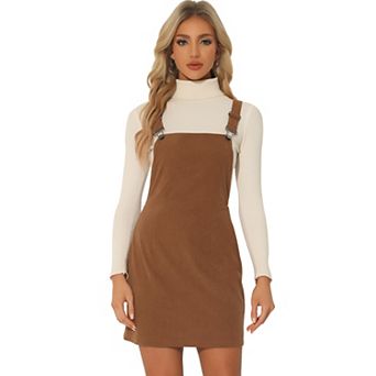 Women's Floral Print Adjustable Strap Casual Overall Dresses