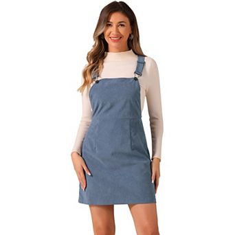 Women's Floral Print Adjustable Strap Casual Overall Dresses