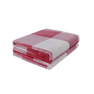 Plaid Blanket Fuzzy Plush Blanket Pet 30"x40"