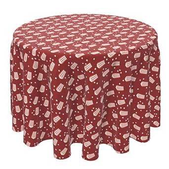 Round Tablecloth, 100% Cotton, 60 Round", Movie Snack