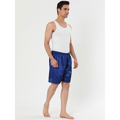 Men's Sleepwear Satin Lounge Pajama Shorts
