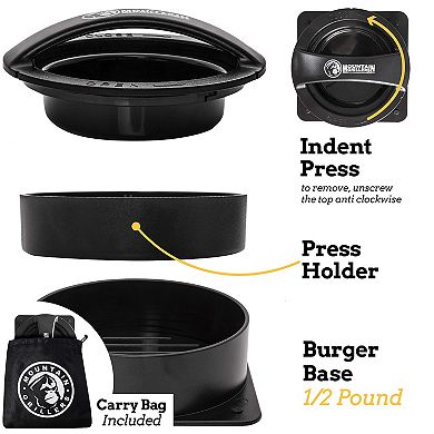 Patty Burger Maker Non Stick Hamburger Press Mold Kit